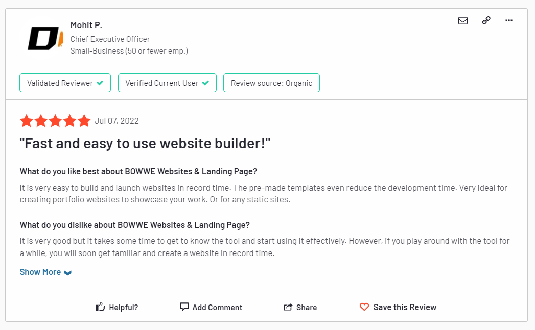 Have I just Discovered the Best Current Web Builder? BOWWE Review (2022)